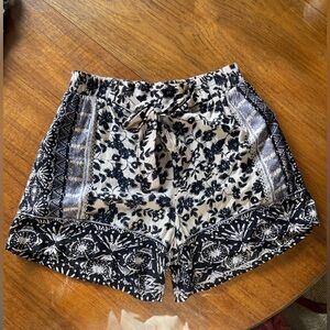 Angie High Waist Floral Shorts